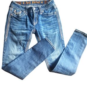 Rock Revival "Darcy" Skinny Jeans Size 28